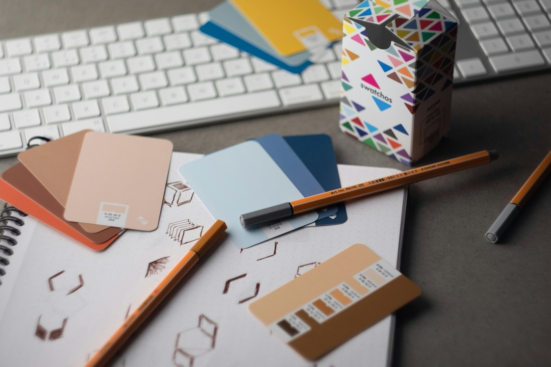 Recherche de couleurs et typographie